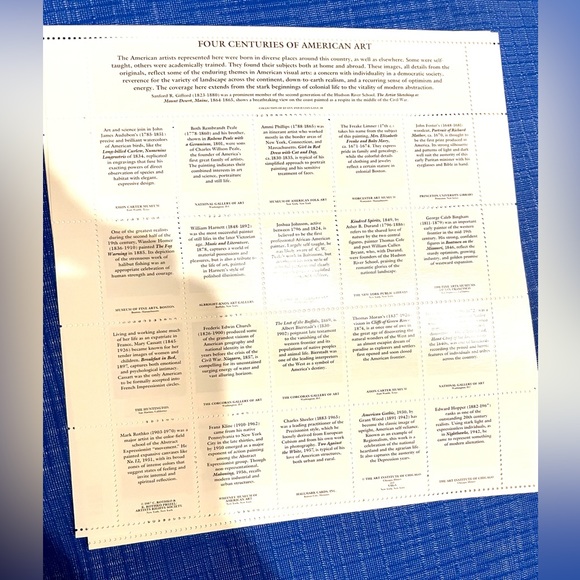 USPS American Art Stamps - Picture 5 of 8